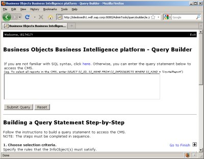 Query Builder Screenshot