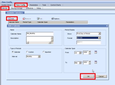 Create Calendar in BusinessObjects