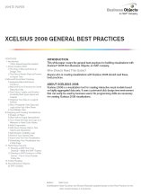 Xcelsius 2008 General Best Practices Guide